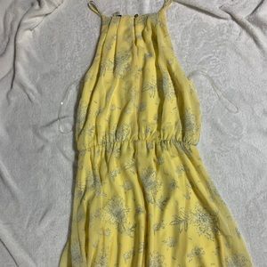 Yellow summer dress